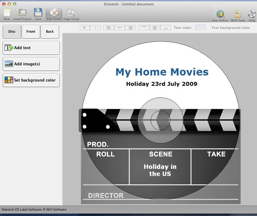 Cd label printing software for mac free